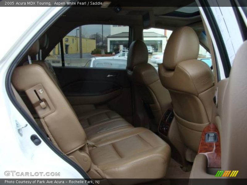 Aspen White Pearl / Saddle 2005 Acura MDX Touring