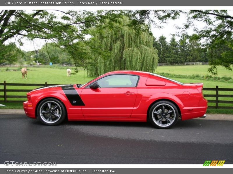 Torch Red / Dark Charcoal 2007 Ford Mustang Foose Stallion Edition