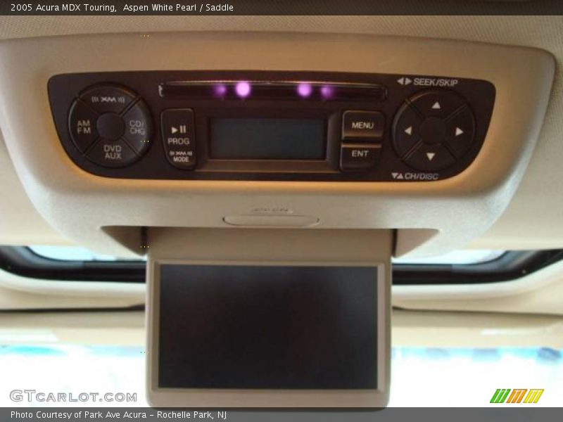 Aspen White Pearl / Saddle 2005 Acura MDX Touring