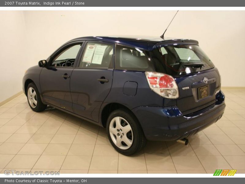 Indigo Ink Pearl / Stone 2007 Toyota Matrix