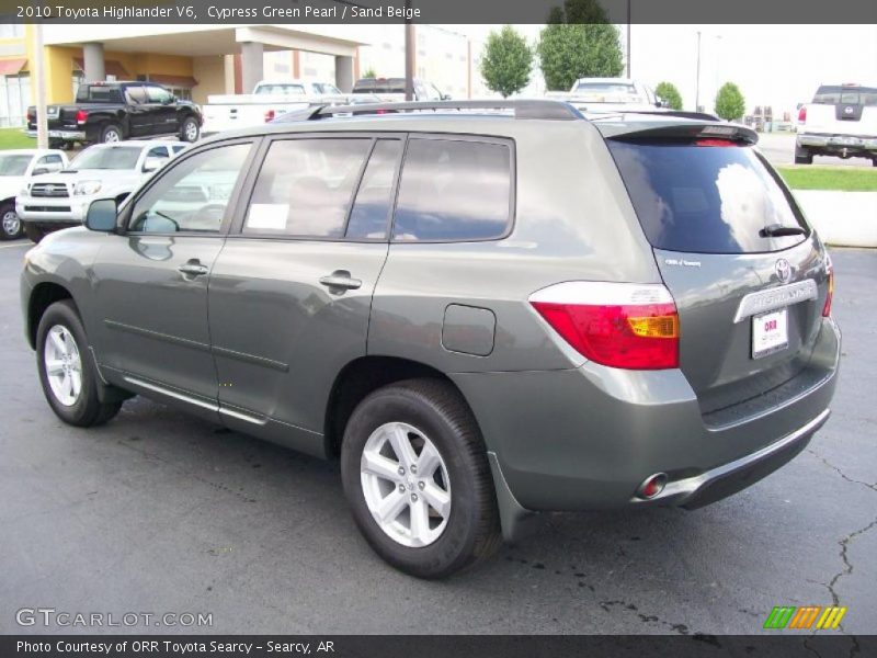 Cypress Green Pearl / Sand Beige 2010 Toyota Highlander V6