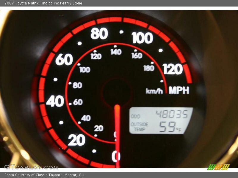 Indigo Ink Pearl / Stone 2007 Toyota Matrix