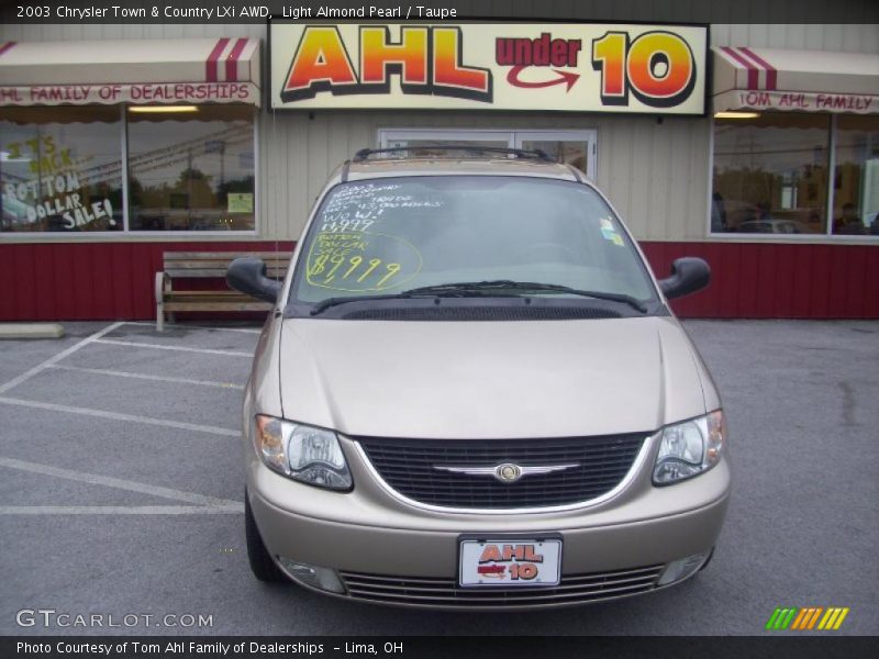 Light Almond Pearl / Taupe 2003 Chrysler Town & Country LXi AWD