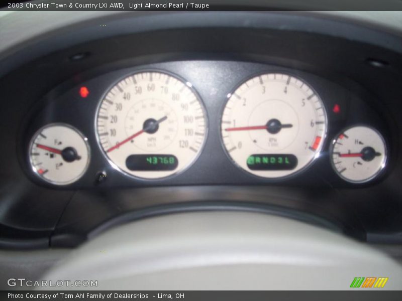 Light Almond Pearl / Taupe 2003 Chrysler Town & Country LXi AWD