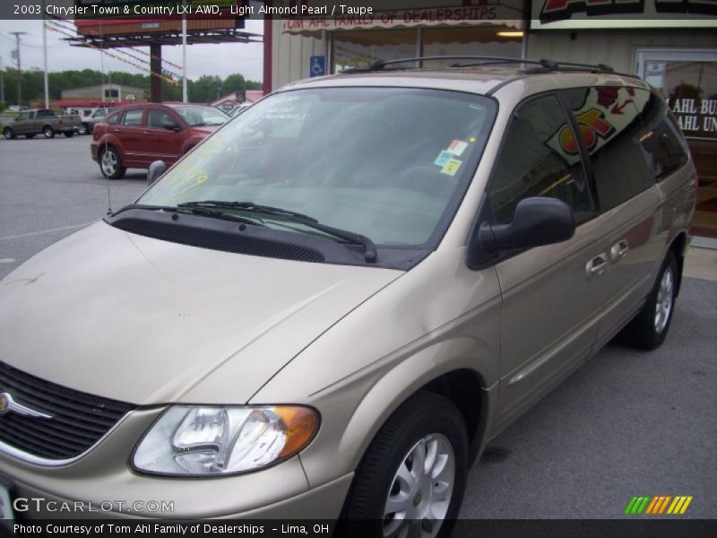 Light Almond Pearl / Taupe 2003 Chrysler Town & Country LXi AWD