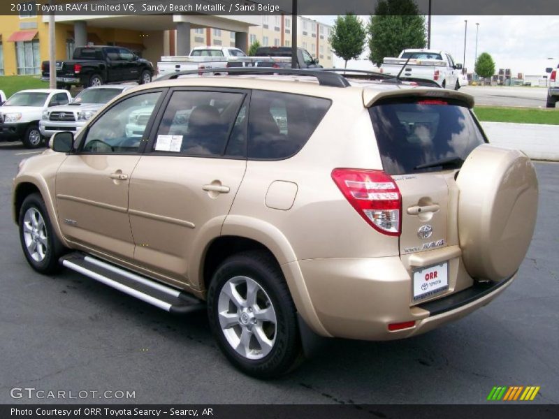 Sandy Beach Metallic / Sand Beige 2010 Toyota RAV4 Limited V6