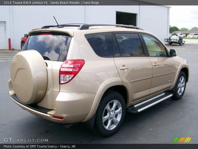 Sandy Beach Metallic / Sand Beige 2010 Toyota RAV4 Limited V6
