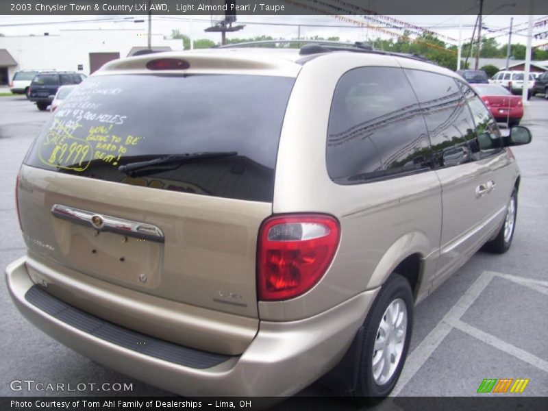Light Almond Pearl / Taupe 2003 Chrysler Town & Country LXi AWD