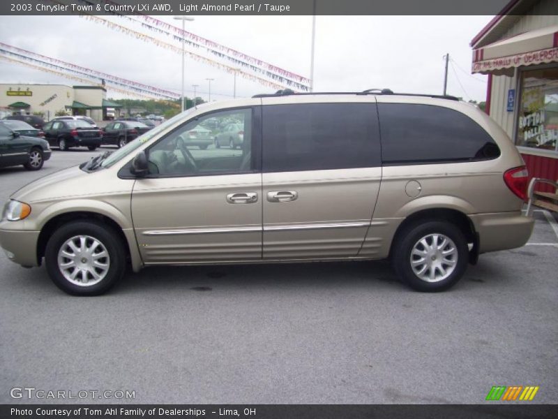Light Almond Pearl / Taupe 2003 Chrysler Town & Country LXi AWD