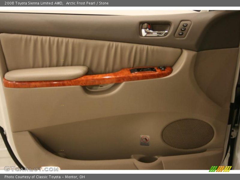 Arctic Frost Pearl / Stone 2008 Toyota Sienna Limited AWD
