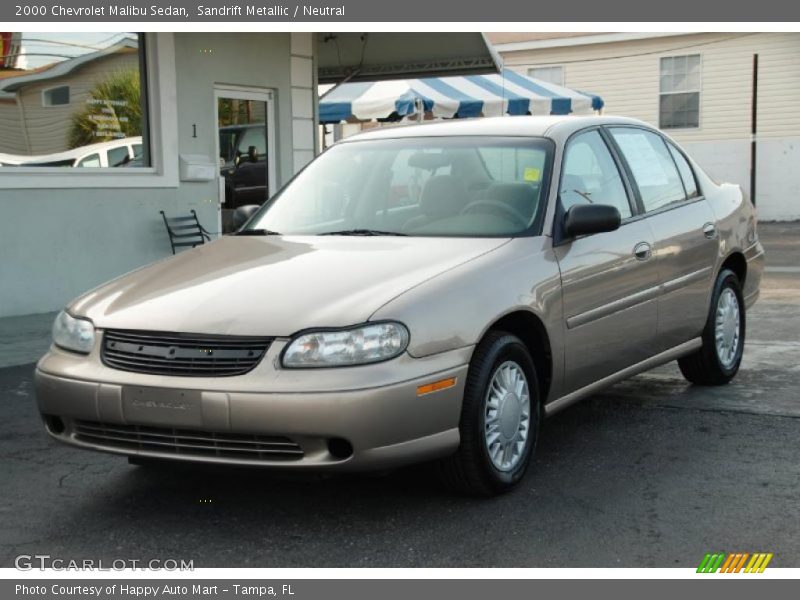 Sandrift Metallic / Neutral 2000 Chevrolet Malibu Sedan