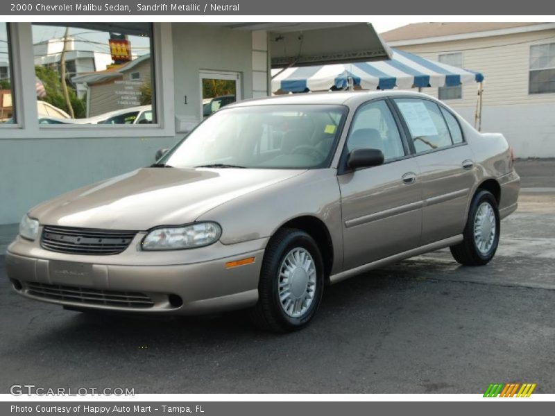 Sandrift Metallic / Neutral 2000 Chevrolet Malibu Sedan