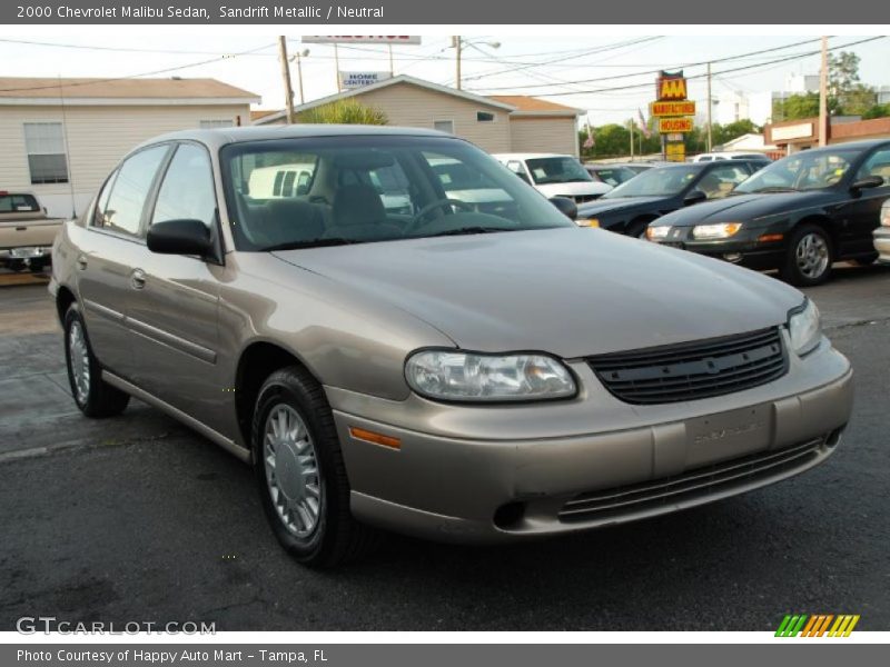Sandrift Metallic / Neutral 2000 Chevrolet Malibu Sedan