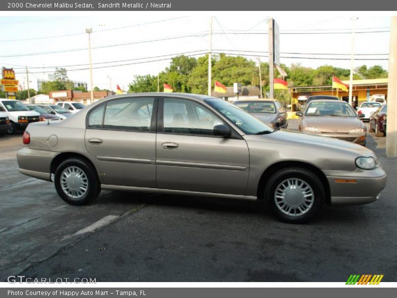 Sandrift Metallic / Neutral 2000 Chevrolet Malibu Sedan