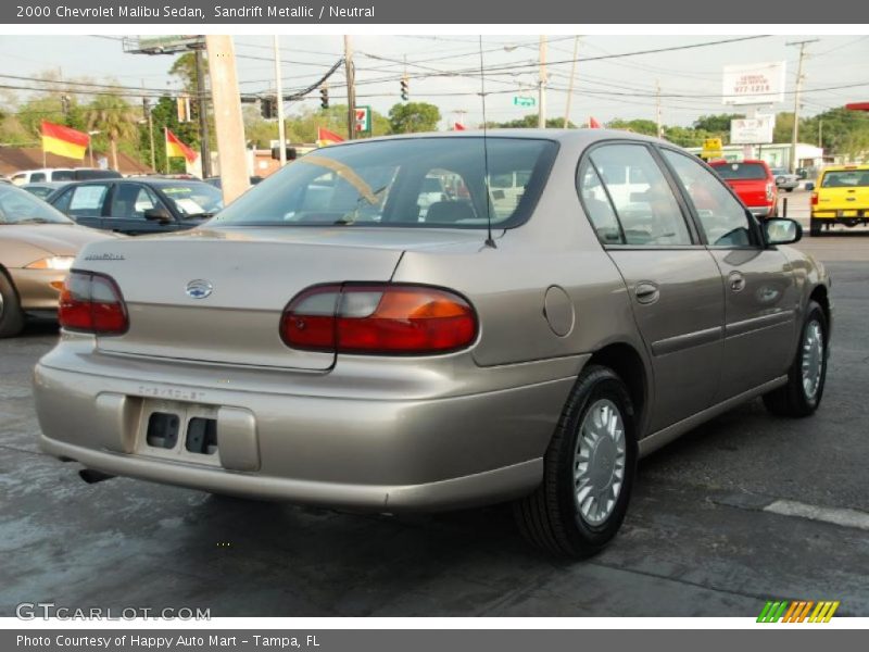 Sandrift Metallic / Neutral 2000 Chevrolet Malibu Sedan