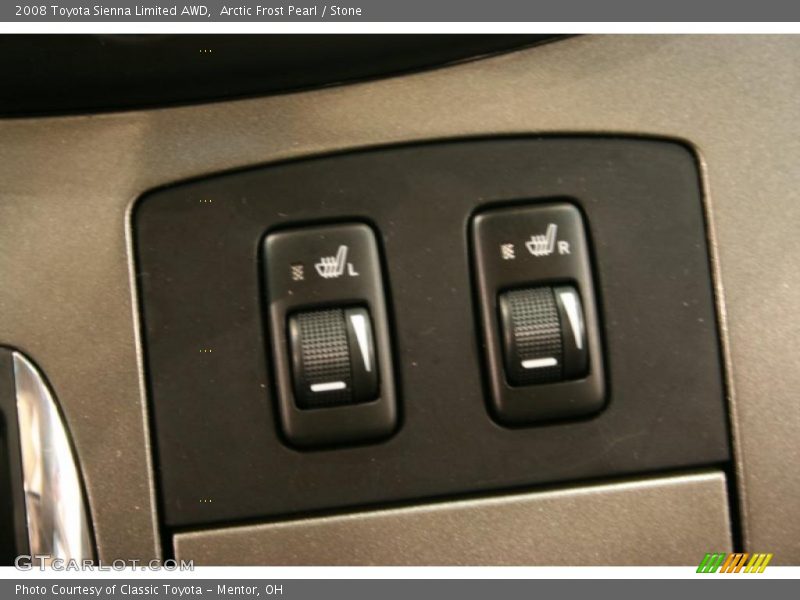 Arctic Frost Pearl / Stone 2008 Toyota Sienna Limited AWD