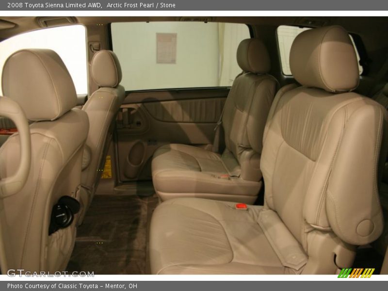 Arctic Frost Pearl / Stone 2008 Toyota Sienna Limited AWD
