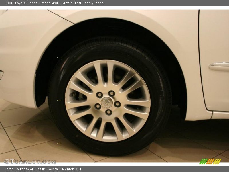 Arctic Frost Pearl / Stone 2008 Toyota Sienna Limited AWD