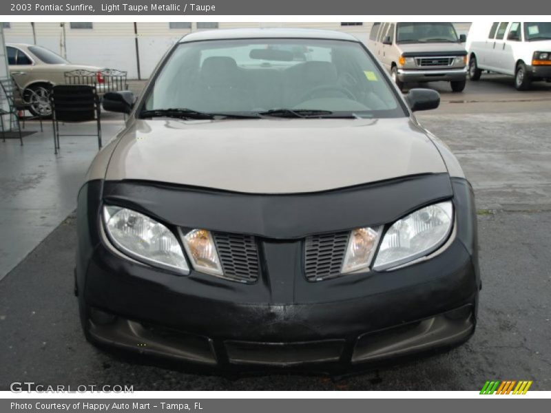 Light Taupe Metallic / Taupe 2003 Pontiac Sunfire