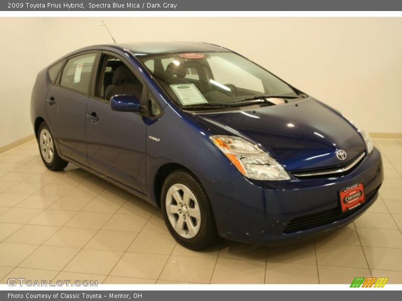 Spectra Blue Mica / Dark Gray 2009 Toyota Prius Hybrid