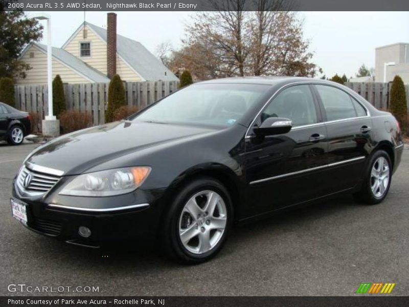 Nighthawk Black Pearl / Ebony 2008 Acura RL 3.5 AWD Sedan