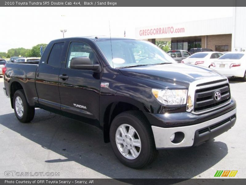 Black / Sand Beige 2010 Toyota Tundra SR5 Double Cab 4x4