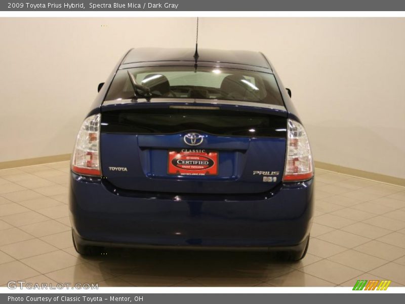 Spectra Blue Mica / Dark Gray 2009 Toyota Prius Hybrid