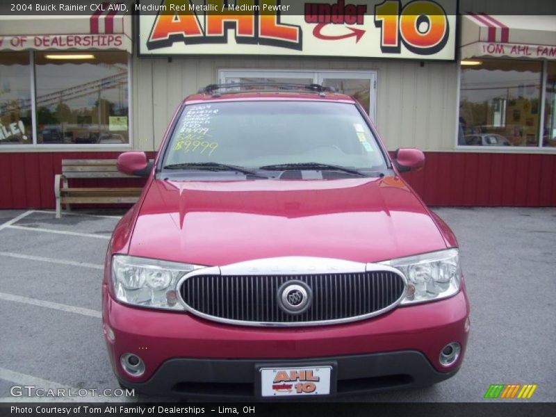 Medium Red Metallic / Medium Pewter 2004 Buick Rainier CXL AWD
