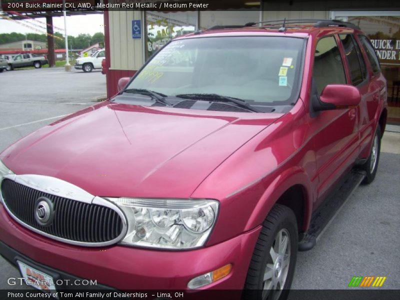 Medium Red Metallic / Medium Pewter 2004 Buick Rainier CXL AWD