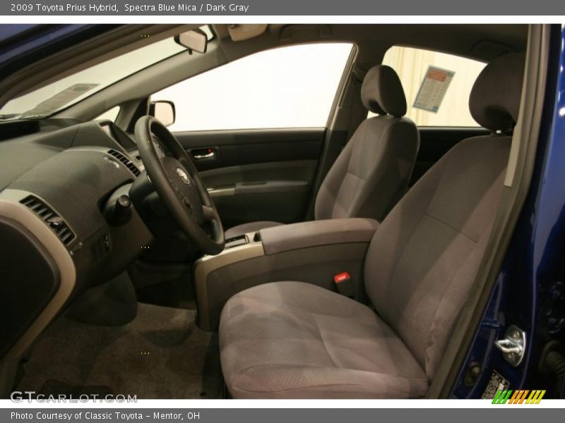 Spectra Blue Mica / Dark Gray 2009 Toyota Prius Hybrid