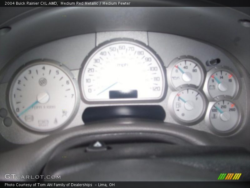 Medium Red Metallic / Medium Pewter 2004 Buick Rainier CXL AWD