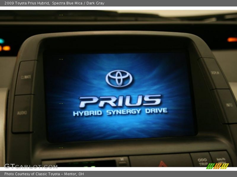 Spectra Blue Mica / Dark Gray 2009 Toyota Prius Hybrid