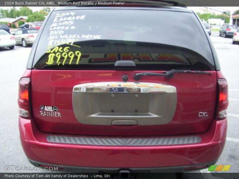 Medium Red Metallic / Medium Pewter 2004 Buick Rainier CXL AWD