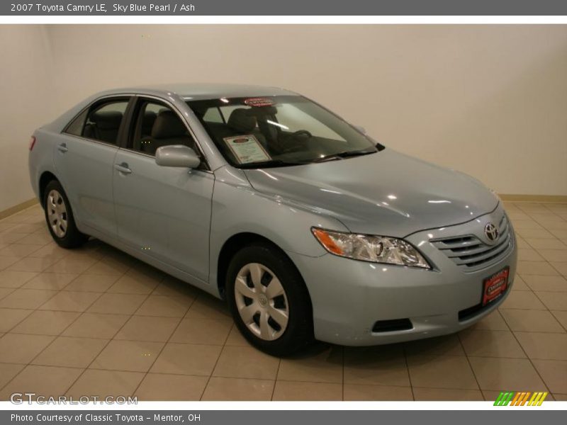 Sky Blue Pearl / Ash 2007 Toyota Camry LE