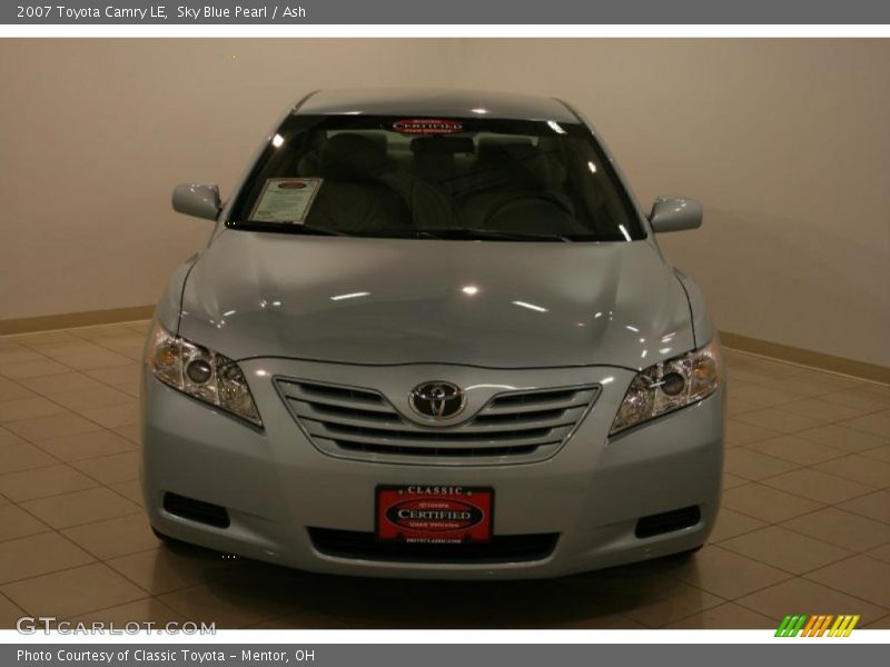 Sky Blue Pearl / Ash 2007 Toyota Camry LE