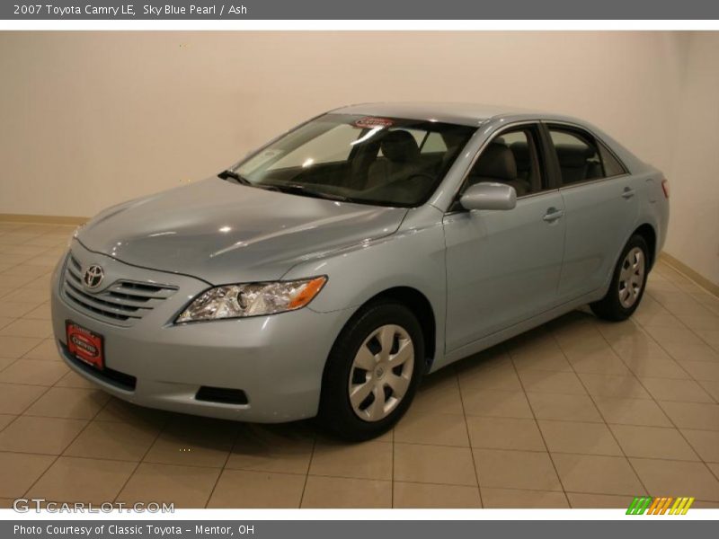 Sky Blue Pearl / Ash 2007 Toyota Camry LE