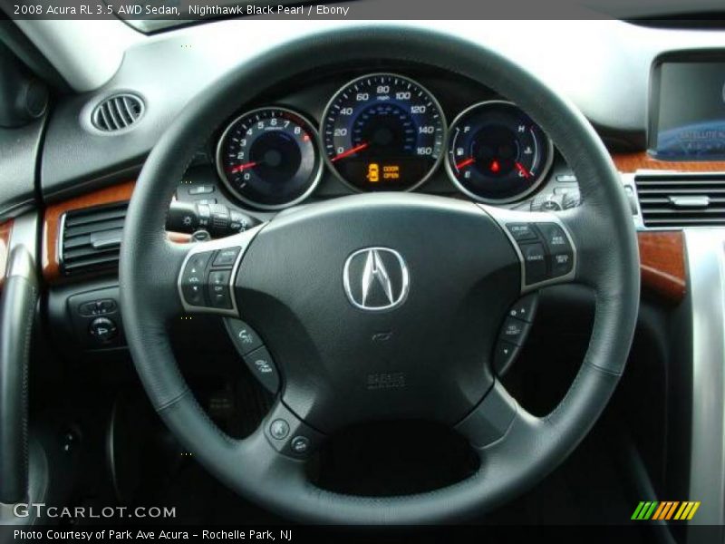 Nighthawk Black Pearl / Ebony 2008 Acura RL 3.5 AWD Sedan