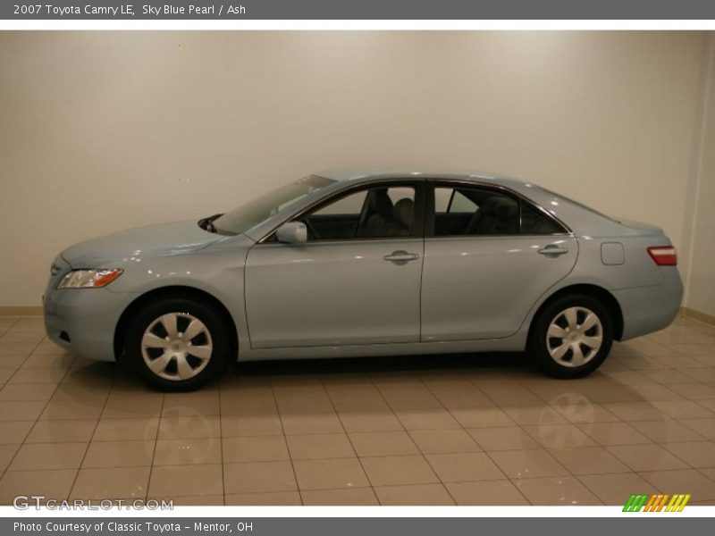 Sky Blue Pearl / Ash 2007 Toyota Camry LE