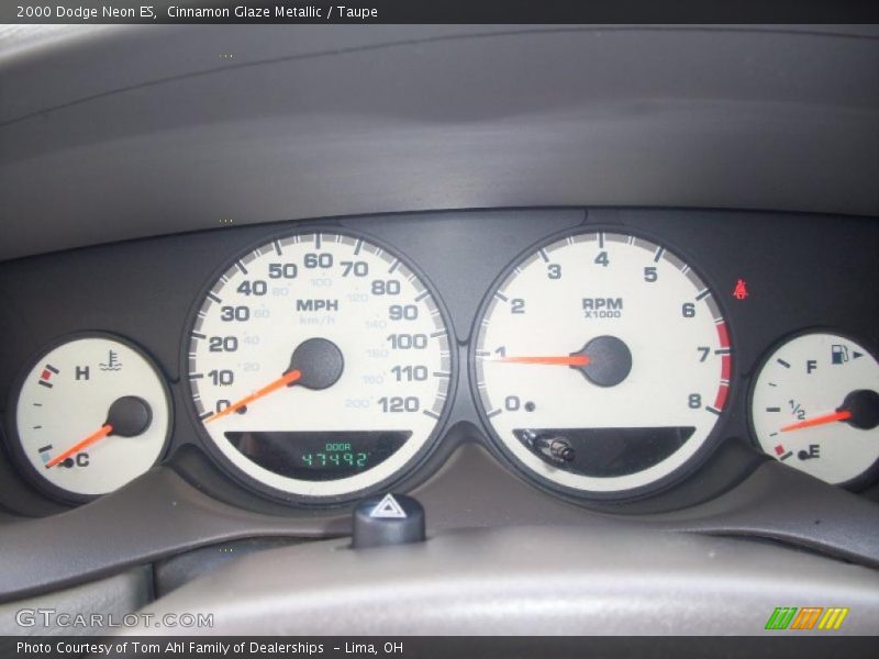 Cinnamon Glaze Metallic / Taupe 2000 Dodge Neon ES