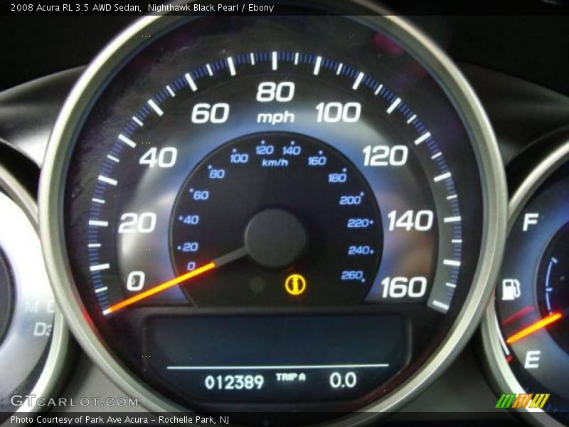 Nighthawk Black Pearl / Ebony 2008 Acura RL 3.5 AWD Sedan