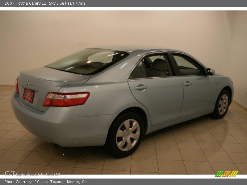 Sky Blue Pearl / Ash 2007 Toyota Camry LE