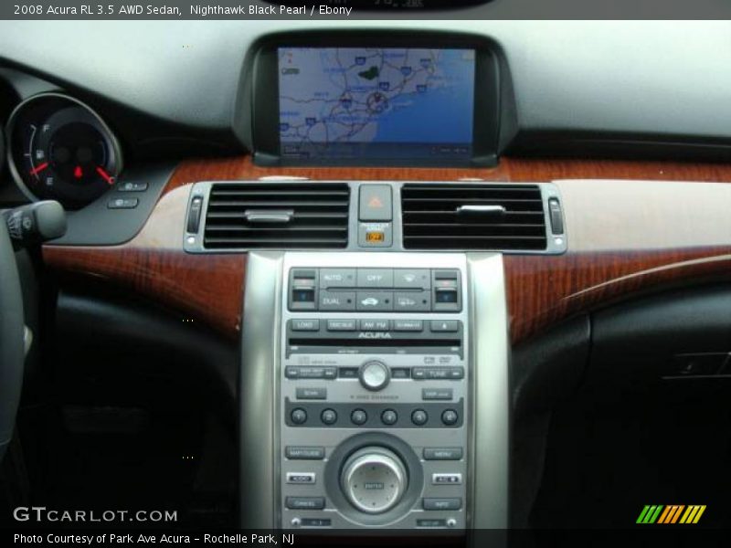Nighthawk Black Pearl / Ebony 2008 Acura RL 3.5 AWD Sedan