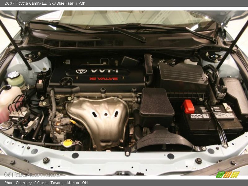 Sky Blue Pearl / Ash 2007 Toyota Camry LE