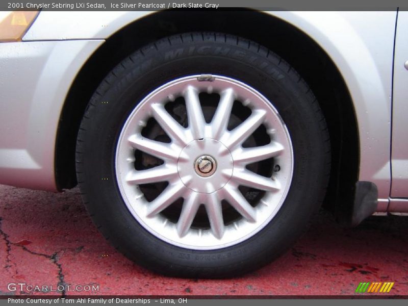Ice Silver Pearlcoat / Dark Slate Gray 2001 Chrysler Sebring LXi Sedan
