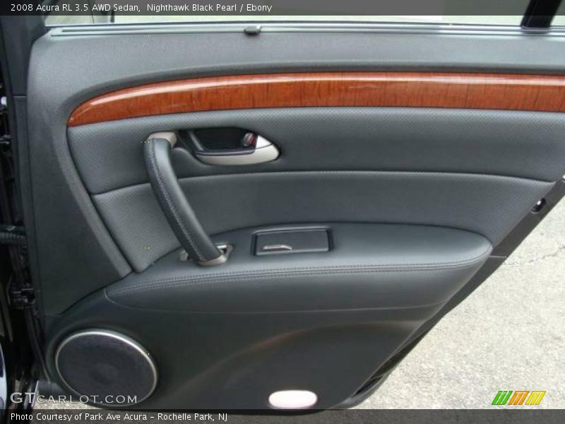 Nighthawk Black Pearl / Ebony 2008 Acura RL 3.5 AWD Sedan