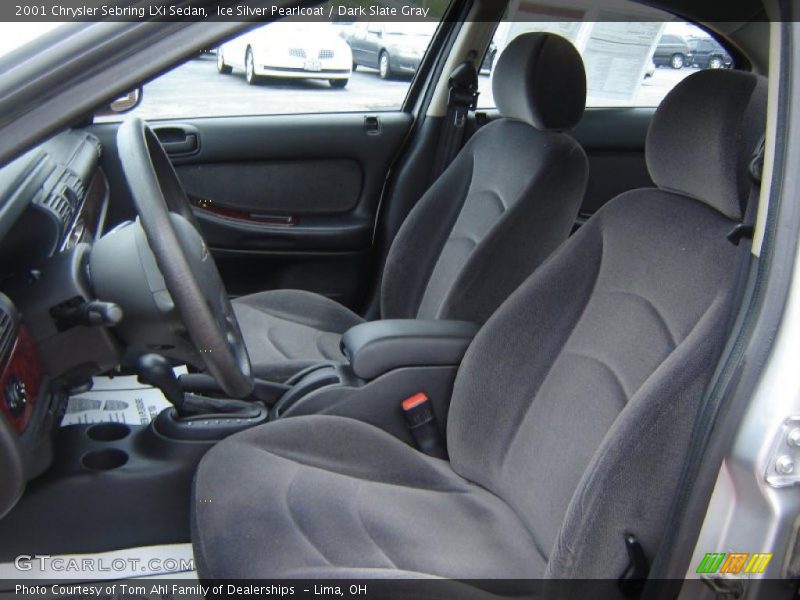 Ice Silver Pearlcoat / Dark Slate Gray 2001 Chrysler Sebring LXi Sedan