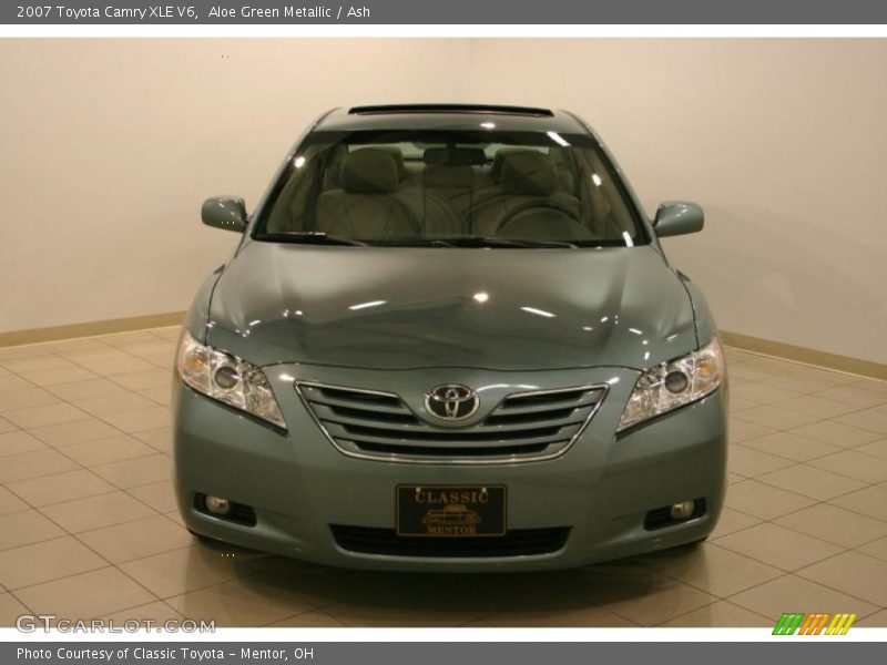Aloe Green Metallic / Ash 2007 Toyota Camry XLE V6