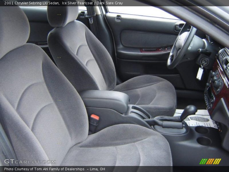 Ice Silver Pearlcoat / Dark Slate Gray 2001 Chrysler Sebring LXi Sedan