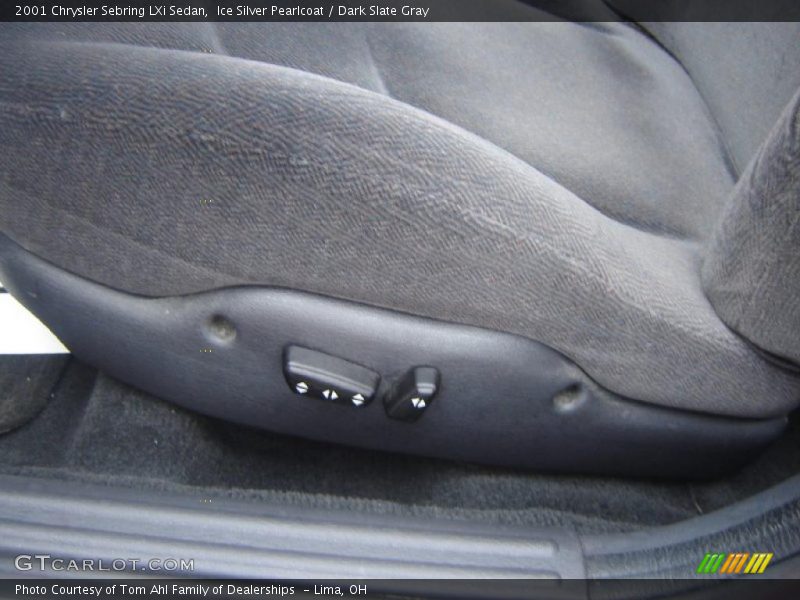 Ice Silver Pearlcoat / Dark Slate Gray 2001 Chrysler Sebring LXi Sedan