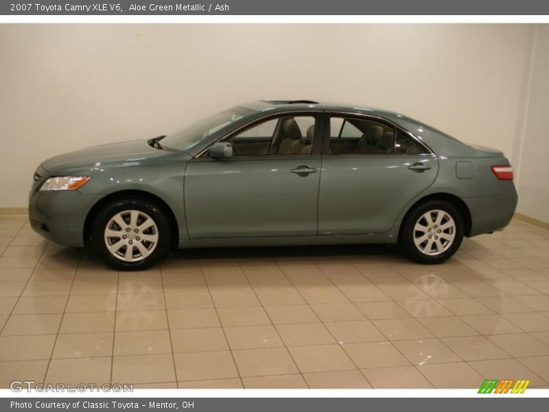 Aloe Green Metallic / Ash 2007 Toyota Camry XLE V6